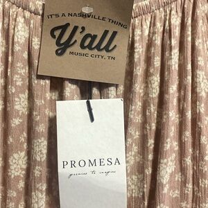 Promesa Pink Floral Skirt